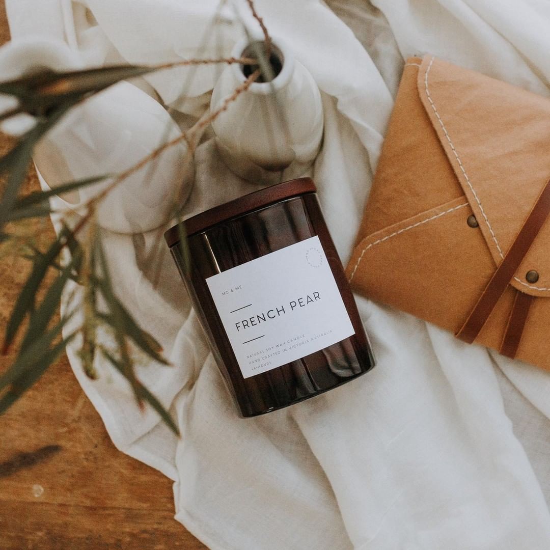 French Pear Natural Soy Wax Candle