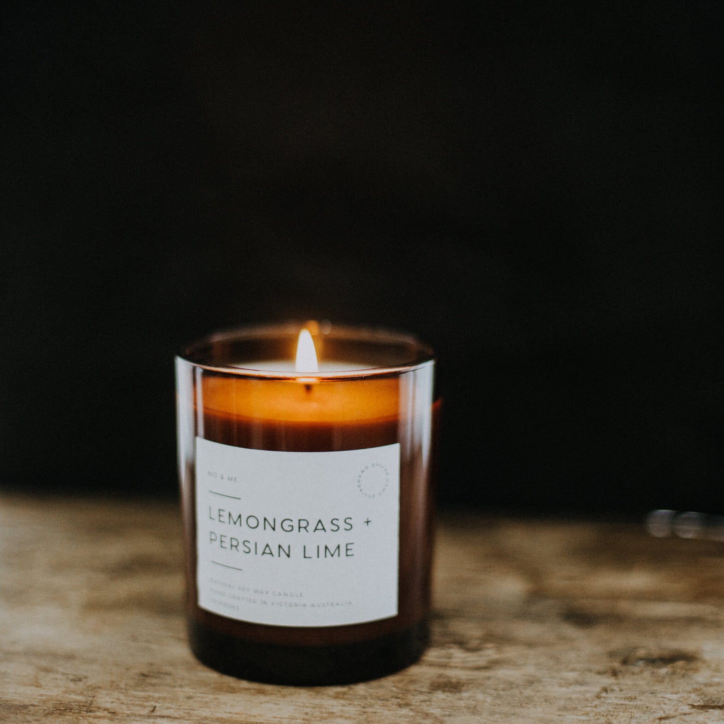 Lemongrass + Persian Lime Natural Soy Wax Candle