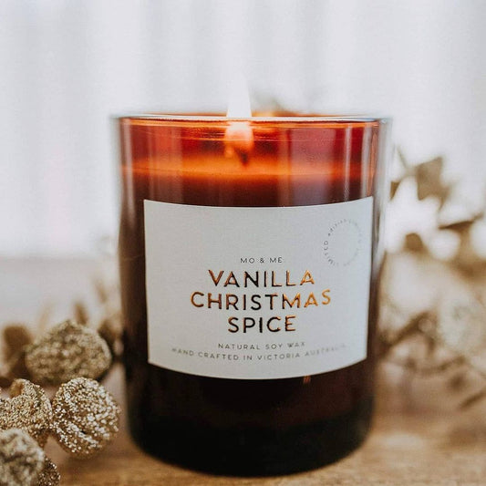 Vanilla Christmas Spice Natural Soy Wax Candle